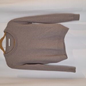 Harper Lane 100% Cashmere Waffle Knit Sweater Size M